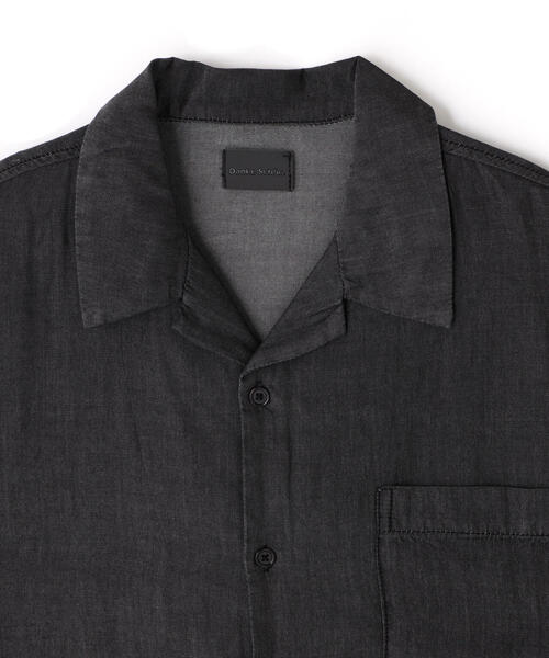 DANKE SCHON(ダンケシェーン)の「DankeSchon/ダンケシェーン/TENCEL OPENCOLLAR S/S SHIRTS(シャツ/ブラウス・メンズ・ブラック・M/L)」の11枚目の写真
