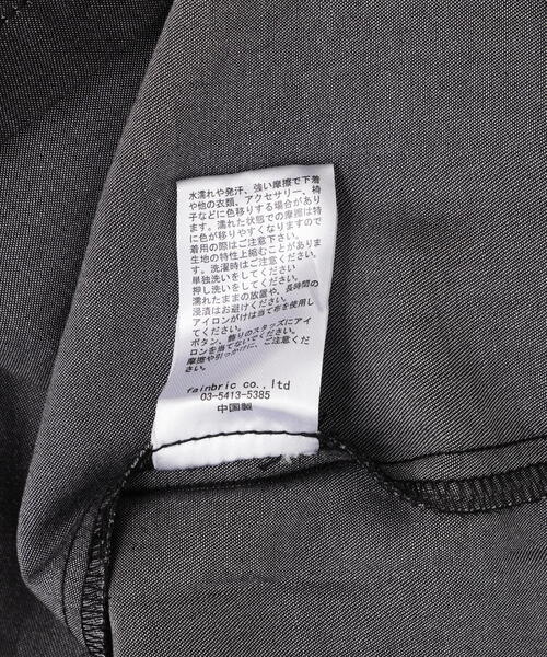 DANKE SCHON(ダンケシェーン)の「DankeSchon/ダンケシェーン/TENCEL OPENCOLLAR S/S SHIRTS(シャツ/ブラウス・メンズ・ブラック・M/L)」の4枚目の写真