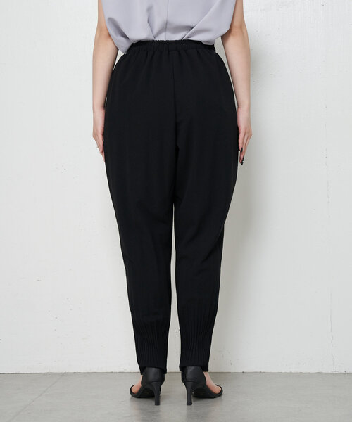 Jena espace merveilleux（ジェナ　エスパスメルヴェイユ）の「裾プリーツジョガーパンツ（その他パンツ・レディース・グレー/ブラック・FREE）」の14枚目の写真