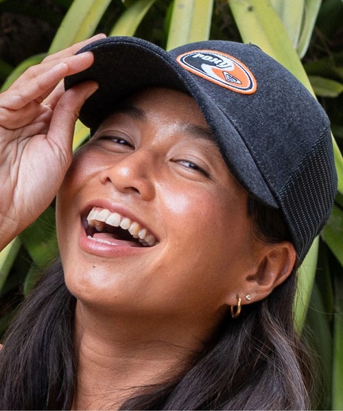 ROXY（ロキシー）の「FUN & ALIVE CAP/ロキシーメッシュキャップ・帽子（キャップ・レディース・ホワイト/ブラック/ブルー・FREE）」の6枚目の写真