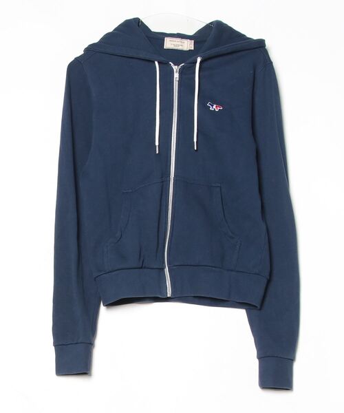 【未使用・新品タグ付き】メゾンキツネ　ジップアップパーカー　レディース MAISON KITSUNE メゾンキツネ ジップアップ パーカー フーディ