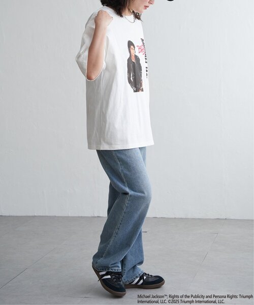 VENCEEXCHANGE（ヴァンスエクスチェンジ）の「Michael Jackson マイケル・ジャクソン BADプリントTee（Tシャツ/カットソー・メンズ・ブラック/ホワイト・L/LL/M）」の12枚目の写真