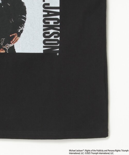 VENCEEXCHANGE（ヴァンスエクスチェンジ）の「Michael Jackson マイケル・ジャクソン BADプリントTee（Tシャツ/カットソー・メンズ・ブラック/ホワイト・L/LL/M）」の8枚目の写真