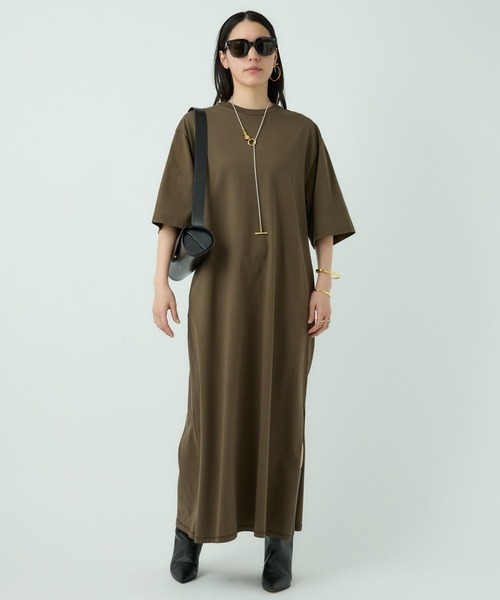 Chaos（カオス）の「Chaos(カオス)/◆WHY NOT NOW◆ルースワンピース（ワンピース・レディース・オリーブ/ホワイト・FREE）」の18枚目の写真