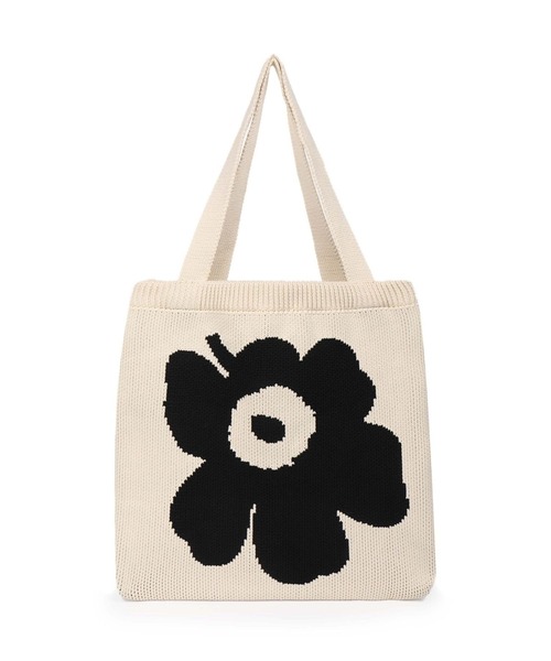 SPIGA（スピーガ）の「ﾌﾗﾜｰﾓﾁｰﾌｼｮﾙﾀﾞｰﾊﾞｯｸﾞ（トートバッグ・レディース・オフホワイト/ブルー/ブラック/ベージュ/グリーン・FREE）」の3枚目の写真