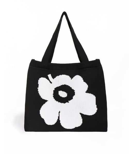 SPIGA（スピーガ）の「ﾌﾗﾜｰﾓﾁｰﾌｼｮﾙﾀﾞｰﾊﾞｯｸﾞ（トートバッグ・レディース・オフホワイト/ブルー/ブラック/ベージュ/グリーン・FREE）」の2枚目の写真