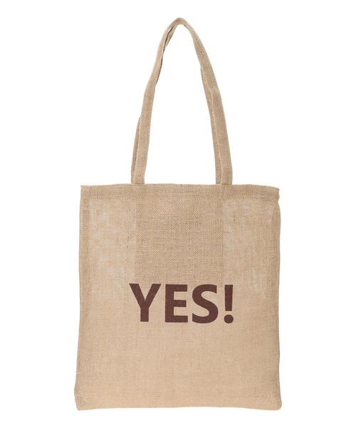 Samansa Mos2（サマンサ モスモス）の「ロゴジュートトートバッグ（ハンドバッグ・レディース・ピンク/ブラウン・F）」の2枚目の写真