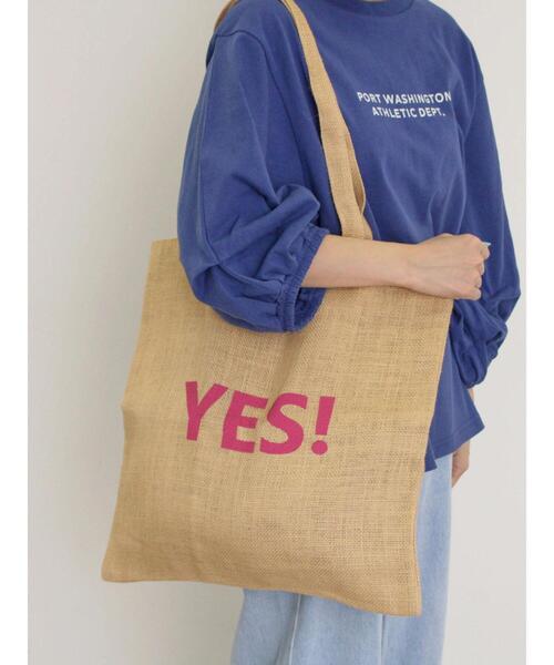 Samansa Mos2（サマンサ モスモス）の「ロゴジュートトートバッグ（ハンドバッグ・レディース・ピンク/ブラウン・F）」の12枚目の写真