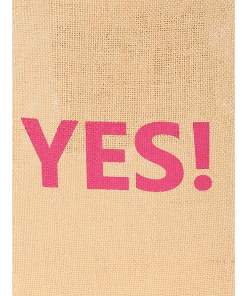 Samansa Mos2（サマンサ モスモス）の「ロゴジュートトートバッグ（ハンドバッグ・レディース・ピンク/ブラウン・F）」の4枚目の写真