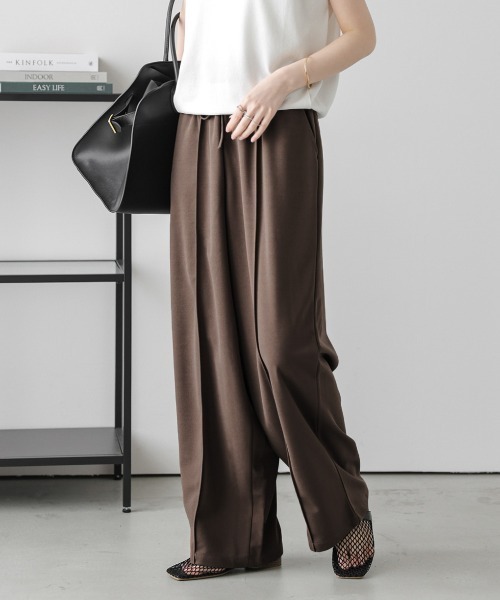 La-gemme（ラジェム）の「ストレッチ ワイドイージーパンツ（その他パンツ・レディース・ブラウン/ピンク/ベージュ/ブラック・フリー）」の22枚目の写真