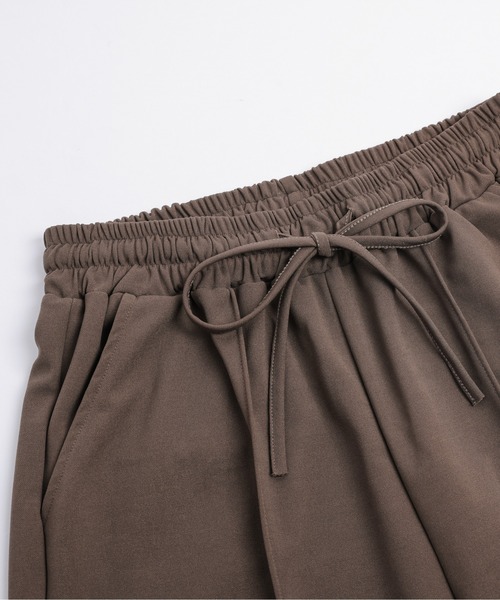 La-gemme（ラジェム）の「ストレッチ ワイドイージーパンツ（その他パンツ・レディース・ブラウン/ピンク/ベージュ/ブラック・フリー）」の5枚目の写真