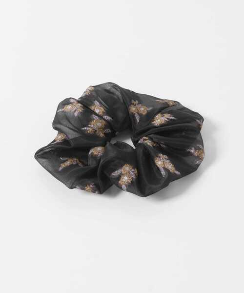 KBF（ケイビーエフ）の「シアージャガードシュシュ（ヘアゴム・レディース・ブラウン/ブラック・ONE）」の8枚目の写真