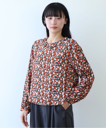@/@ Deux archive bull de savon 花柄 ブラウス AMBIDEX Store △〇 おはな刺繍 ブラウス(F クロ): bulle de savon