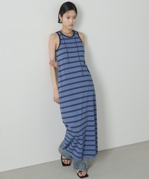 AIC.（エーアイシー）の「パッド付きボーダーアメスリワンピース（ワンピース）」