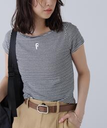 FREE'S MART | ◆ワンポイント刺繍ボートネックカットソー(Tシャツ/カットソー)