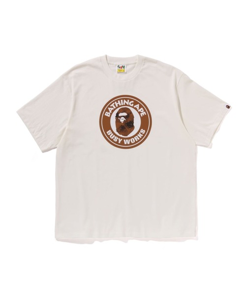 すぐ届く【A BATHING APE】人気 BUSY WORKS RELAXED FIT TEE A BATHING APE® Spray Print Busy Works Relaxed Fit Tee | Bape