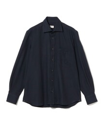 ERRICO FORMICOLA / GIANNI コットンフランネル バックプリーツ シャツ