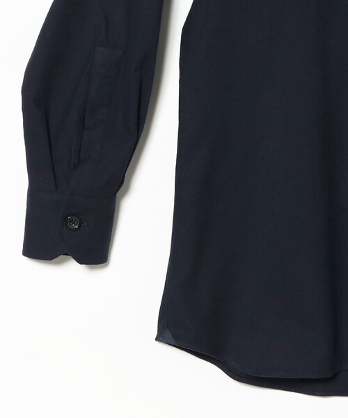 BEAMS F（ビームスエフ）の「ERRICO FORMICOLA / GIANNI コットンフランネル バックプリーツ シャツ（シャツ/ブラウス・メンズ・ネイビー・38/37/39/40/41/42）」の4枚目の写真