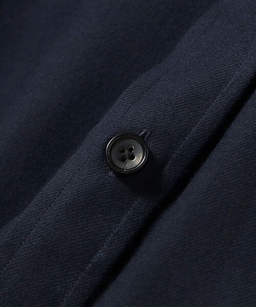 BEAMS F（ビームスエフ）の「ERRICO FORMICOLA / GIANNI コットンフランネル バックプリーツ シャツ（シャツ/ブラウス・メンズ・ネイビー・38/37/39/40/41/42）」の7枚目の写真