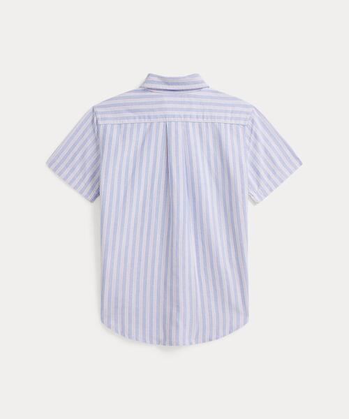 POLO RALPH LAUREN CHILDRENSWEAR（ポロ ラルフ ローレン チルドレンズウェア）の「ストライプド コットン オックスフォード ショートスリーブ シャツ（シャツ/ブラウス・キッズ・マルチ・3/4/6/7）」の4枚目の写真