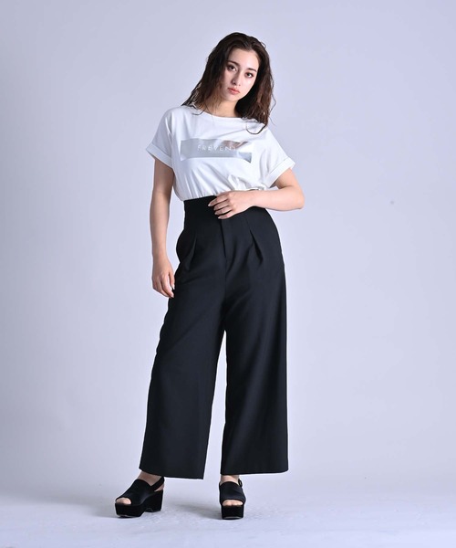 RAW FUDGE（ローファッジ）の「フリルサスペンダーパンツ（その他パンツ・レディース・チャコールグレー/ブラック・M）」の8枚目の写真