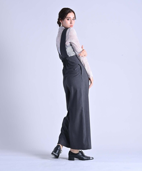 RAW FUDGE（ローファッジ）の「フリルサスペンダーパンツ（その他パンツ・レディース・チャコールグレー/ブラック・M）」の13枚目の写真