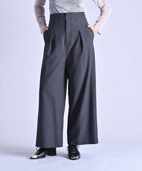 RAW FUDGE（ローファッジ）の「フリルサスペンダーパンツ（その他パンツ・レディース・チャコールグレー/ブラック・M）」の15枚目の写真