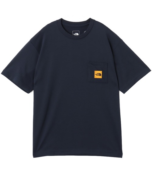 THE NORTH FACE(ザノースフェイス)の「THE NORTH FACE S/S Square Logo Pocket Tee / ザ ノース フェイス ショートスリーブ スクエア ロゴ ポケット Tシャツ(Tシャツ/カットソー・メンズ・ブラック/ホワイト/ネイビー・S/M/L/XL/XXL)」の3枚目の写真