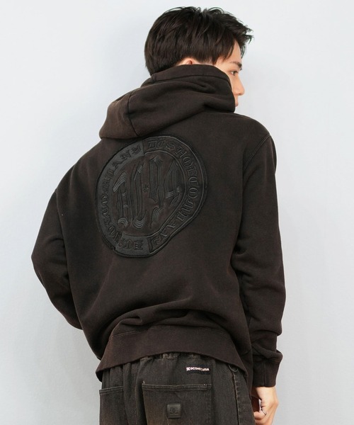 DC（ディーシー）の「DC/ディーシー 25 HIDDEN PH パーカー/プルオーバー DPO254038（パーカー・メンズ・チャコールグレー/スミクロ/シルバーグレー・XL/M/L）」の2枚目の写真