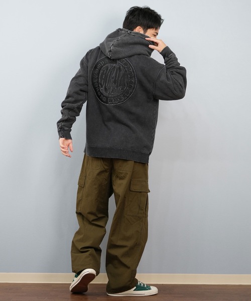 DC（ディーシー）の「DC/ディーシー 25 HIDDEN PH パーカー/プルオーバー DPO254038（パーカー・メンズ・チャコールグレー/スミクロ/シルバーグレー・XL/M/L）」の11枚目の写真