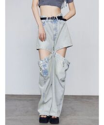 EMODA | サイドオープンルーズジーンズ(デニムパンツ)