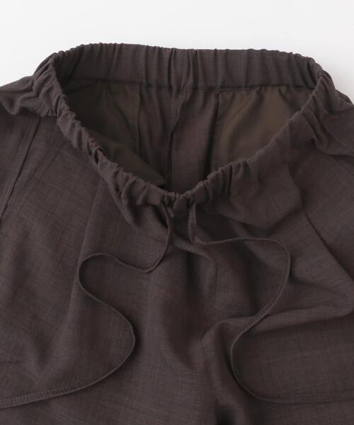 URBAN RESEARCH ROSSO WOMEN（アーバンリサーチ　ロッソ）の「『UR TECH DRYLUXE』イージードロストパンツ（その他パンツ・レディース・ライトカーキ/ダークブラウン・36/38）」の7枚目の写真