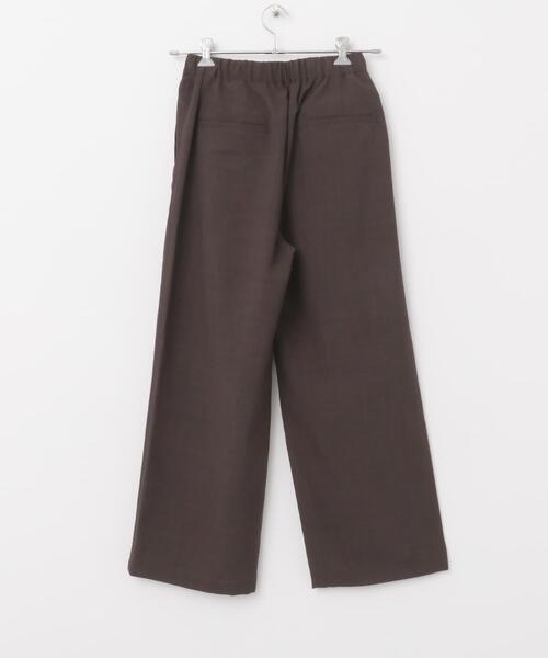 URBAN RESEARCH ROSSO WOMEN（アーバンリサーチ　ロッソ）の「『UR TECH DRYLUXE』イージードロストパンツ（その他パンツ・レディース・ライトカーキ/ダークブラウン・36/38）」の9枚目の写真