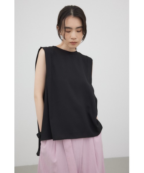 crie conforto(クリーコンフォルト)の「ショルダータックフレアープルオーバー(Tシャツ/カットソー・レディース・ホワイト/ブラック・FREE)」の3枚目の写真