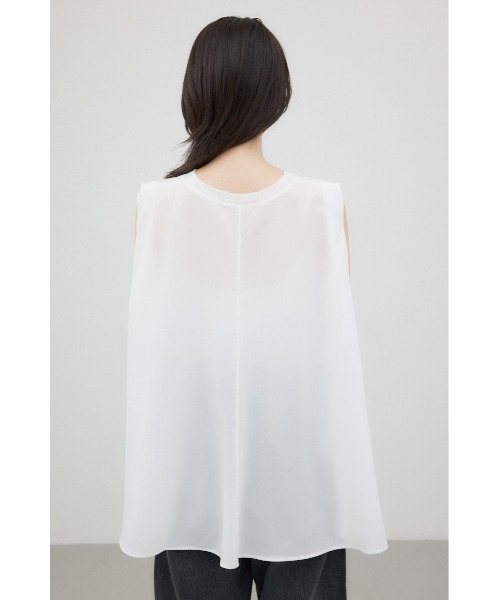 crie conforto(クリーコンフォルト)の「ショルダータックフレアープルオーバー(Tシャツ/カットソー・レディース・ホワイト/ブラック・FREE)」の17枚目の写真