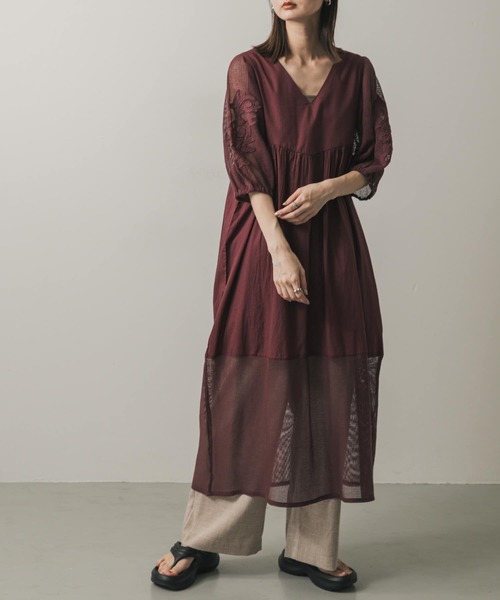 【美品】URBAN RESEARCH ワンピース　オケージョン　アーバンリサーチ リラックスカットワンピース （ワンピース）｜SENSE OF PLACE by