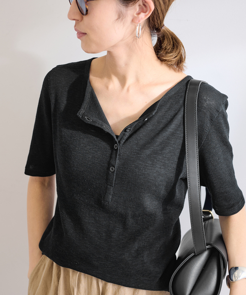 FRAMeWORK スラブシアーテレコヘンリーS/S-Tee スラブシアーテレコヘンリーS/S-Tee（Tシャツ/カットソー