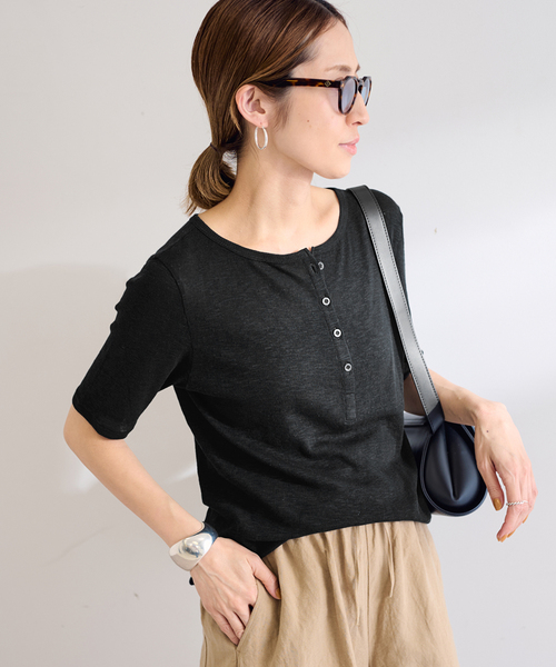 FRAMeWORK スラブシアーテレコヘンリーS/S-Tee スラブシアーテレコヘンリーS/S-Tee（Tシャツ／カットソー