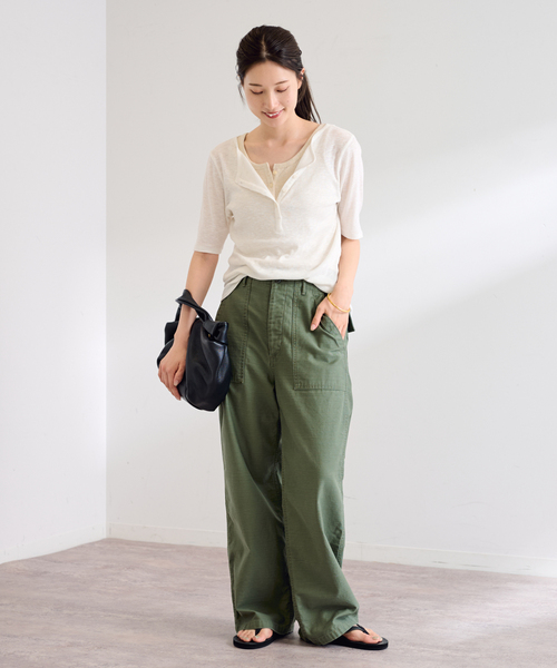 FRAMeWORK スラブシアーテレコヘンリーS/S-Tee スラブシアーテレコヘンリーS/S-Tee（Tシャツ/カットソー