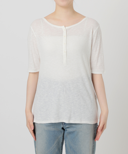 週末限定値下げ！【美品】フレームワーク スラブシアーテレコヘンリーS/S-Tee スラブシアーテレコヘンリーS/S-Tee（Tシャツ／カットソー