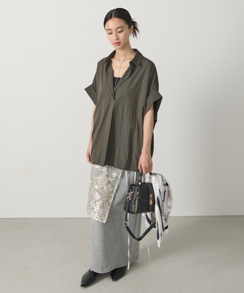 AIC.(エーアイシー)の「ジップデザインスクエアミニバッグ(ショルダーバッグ・レディース・ブラック・FREE)」の4枚目の写真