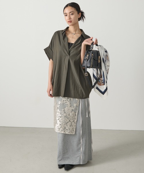 AIC.(エーアイシー)の「ジップデザインスクエアミニバッグ(ショルダーバッグ・レディース・ブラック・FREE)」の5枚目の写真