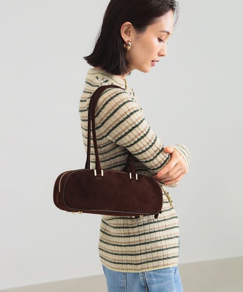 別注】CHRISTIAN VILLA / スエード スクエア ロングハンドル バッグ