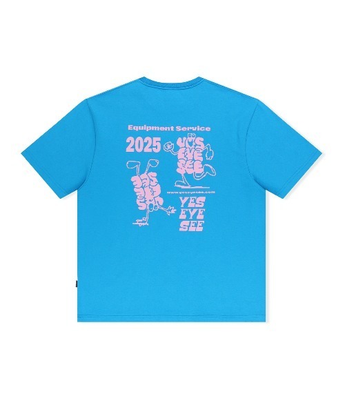 YESEYESEE（イエスアイシー）の「A Logo Tee（Tシャツ/カットソー・メンズ・スカイブルー/ブラック/ホワイト・S/M/L/XL）」の20枚目の写真