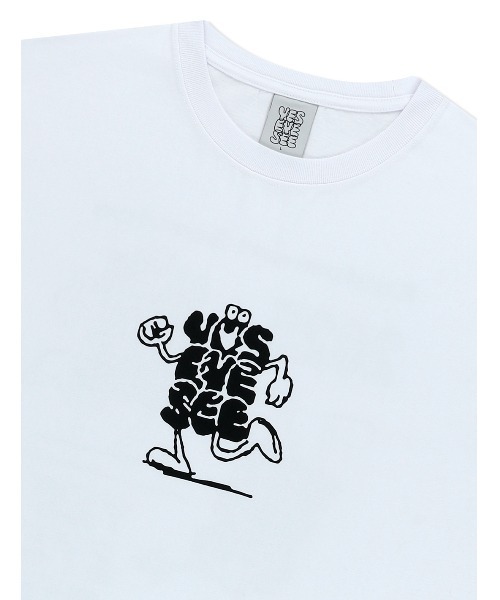 YESEYESEE（イエスアイシー）の「A Logo Tee（Tシャツ/カットソー・メンズ・スカイブルー/ブラック/ホワイト・S/M/L/XL）」の7枚目の写真