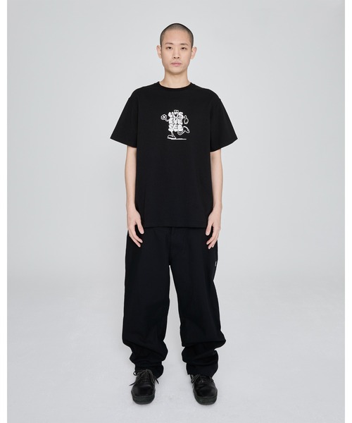 YESEYESEE（イエスアイシー）の「A Logo Tee（Tシャツ/カットソー・メンズ・スカイブルー/ブラック/ホワイト・S/M/L/XL）」の17枚目の写真