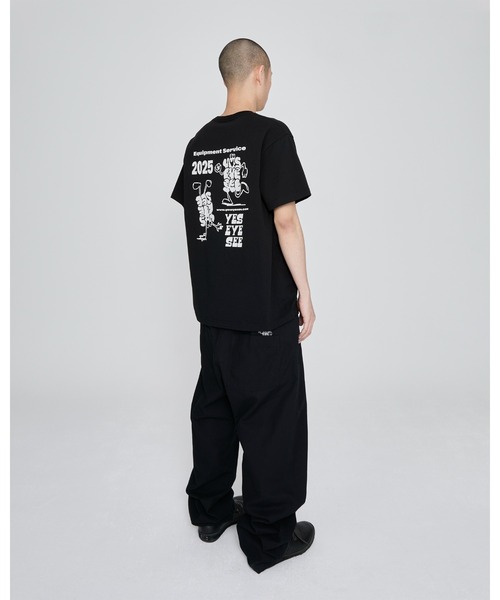 YESEYESEE（イエスアイシー）の「A Logo Tee（Tシャツ/カットソー・メンズ・スカイブルー/ブラック/ホワイト・S/M/L/XL）」の19枚目の写真