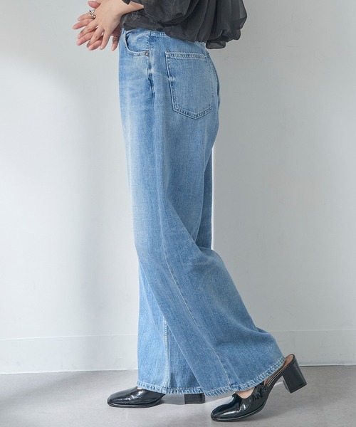 RED CARD TOKYO(レッドカード)の「【RED CARD】Montana(デニムパンツ・レディース・ライトブルー・24inch/23inch/22inch/25inch)」の5枚目の写真