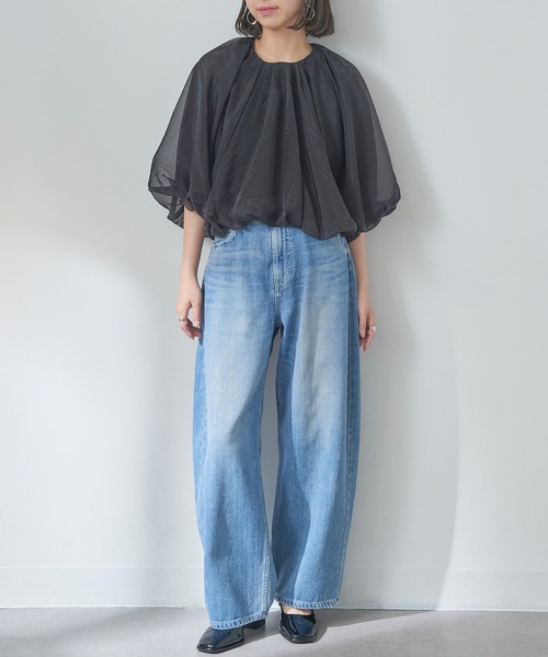 RED CARD TOKYO(レッドカード)の「【RED CARD】Montana(デニムパンツ・レディース・ライトブルー・24inch/23inch/22inch/25inch)」の8枚目の写真