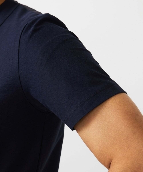 MICHEL KLEIN HOMME (ミッシェルクランオム)の「リネン混Vネックカットソー(Tシャツ/カットソー・メンズ・ライトブルー/ネイビー・MEDIUM/LARGE/X-LARGE)」の10枚目の写真